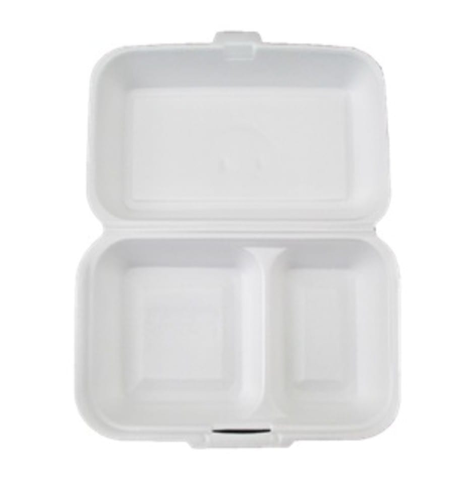 Foam MealBox F40 (2 Division Take Away Container)