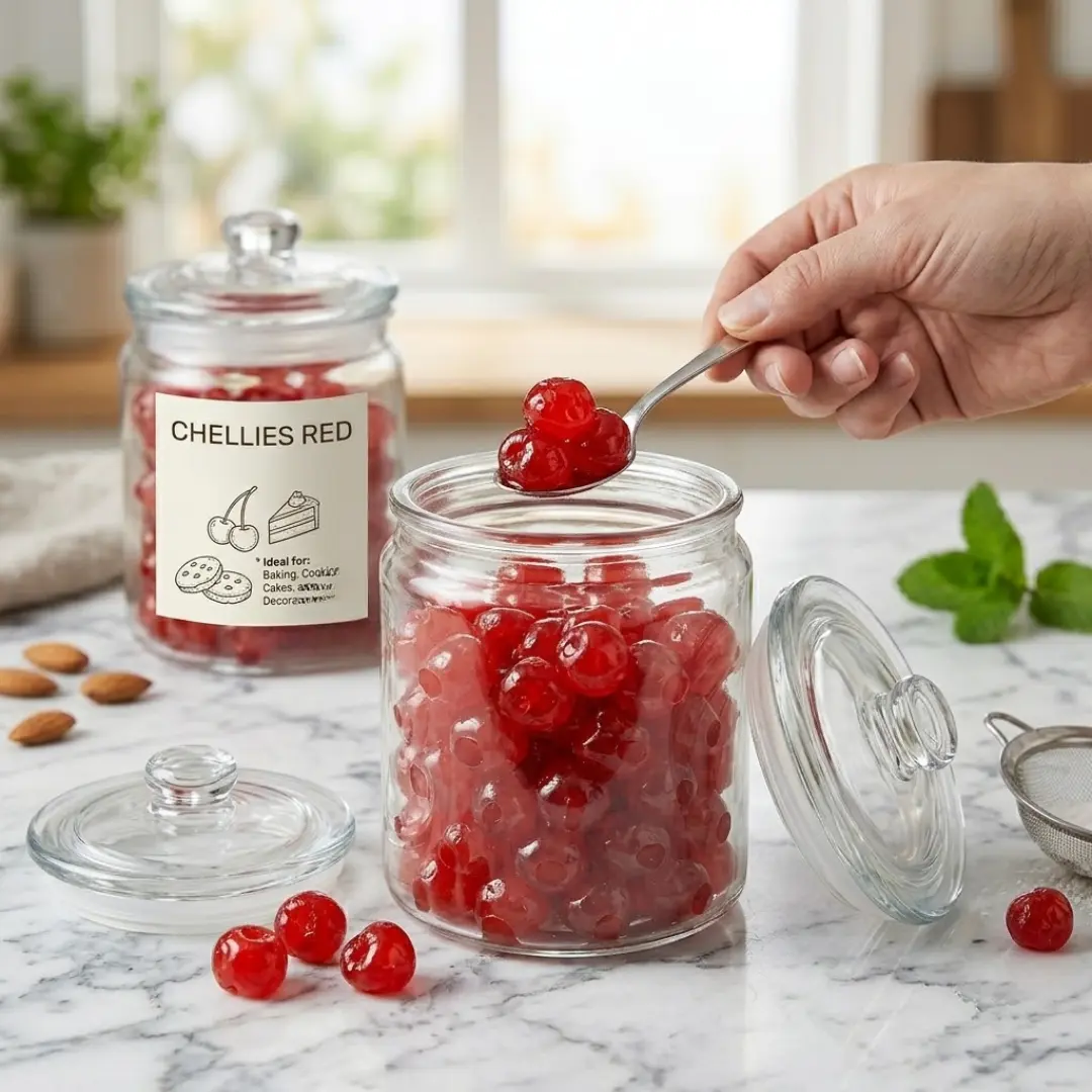 Chellies Red (Artificial Glacé Cherries)