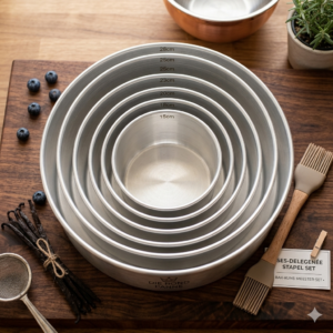 Round Baking Tins 10cm/4" High – Durable & Even-Heat Distribution for Perfect Bakes