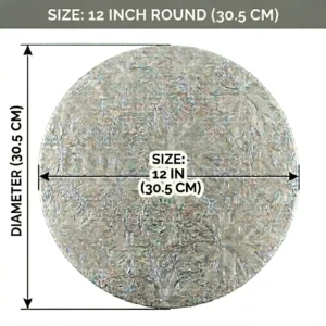 Cake Boards Silver Round
