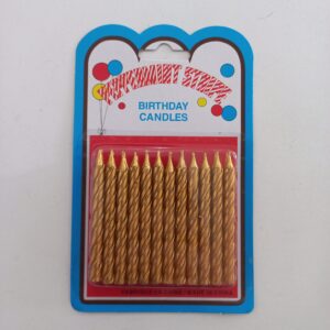 Candles Blister Gold