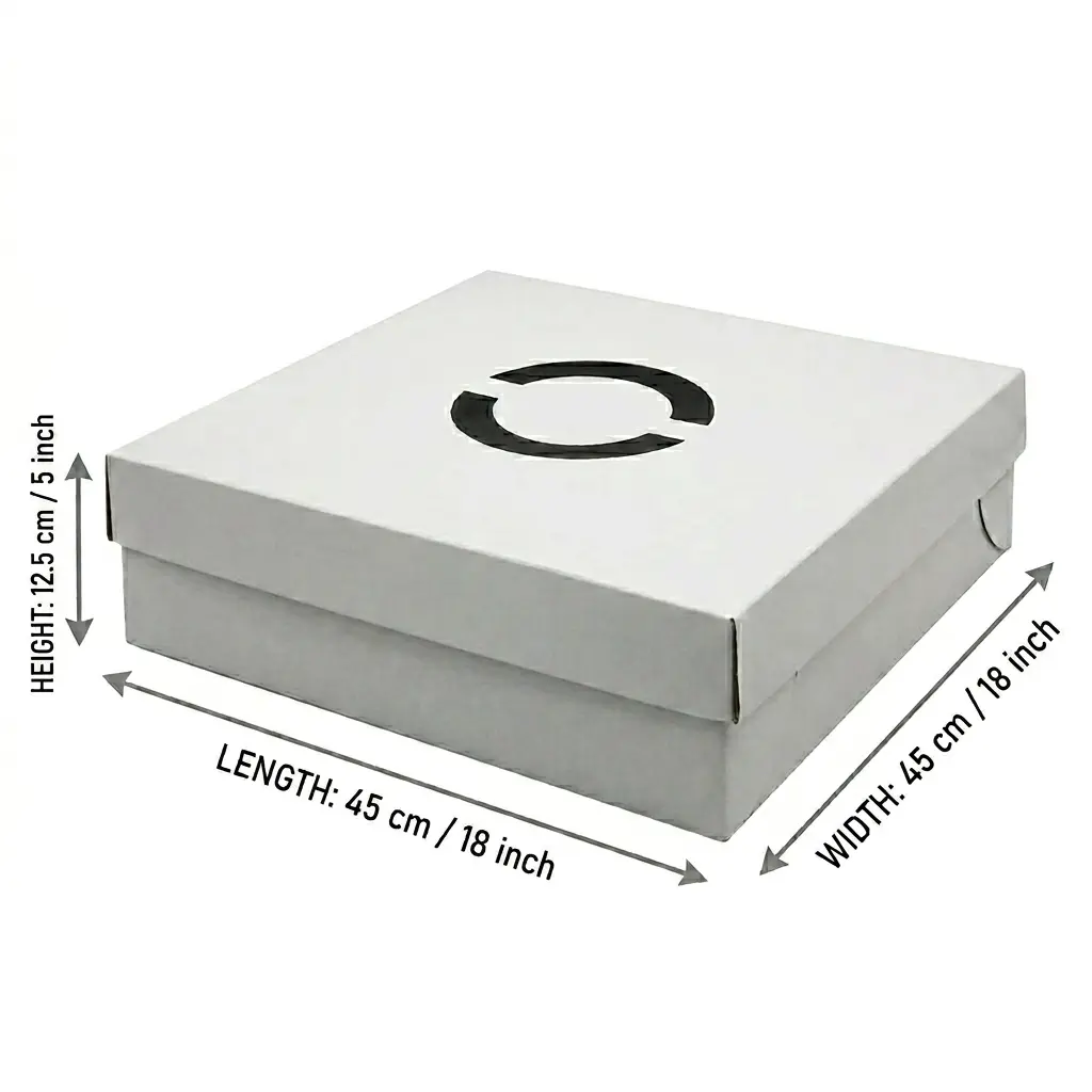 Cake Box 18" X 18" X 5" / 45cm X 45cm X 12.5cm