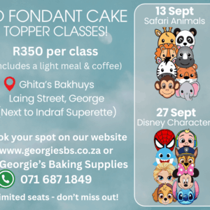 Fondant Classes September 2025