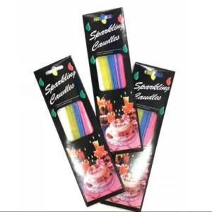 Thin Sparkling Birthday Candles