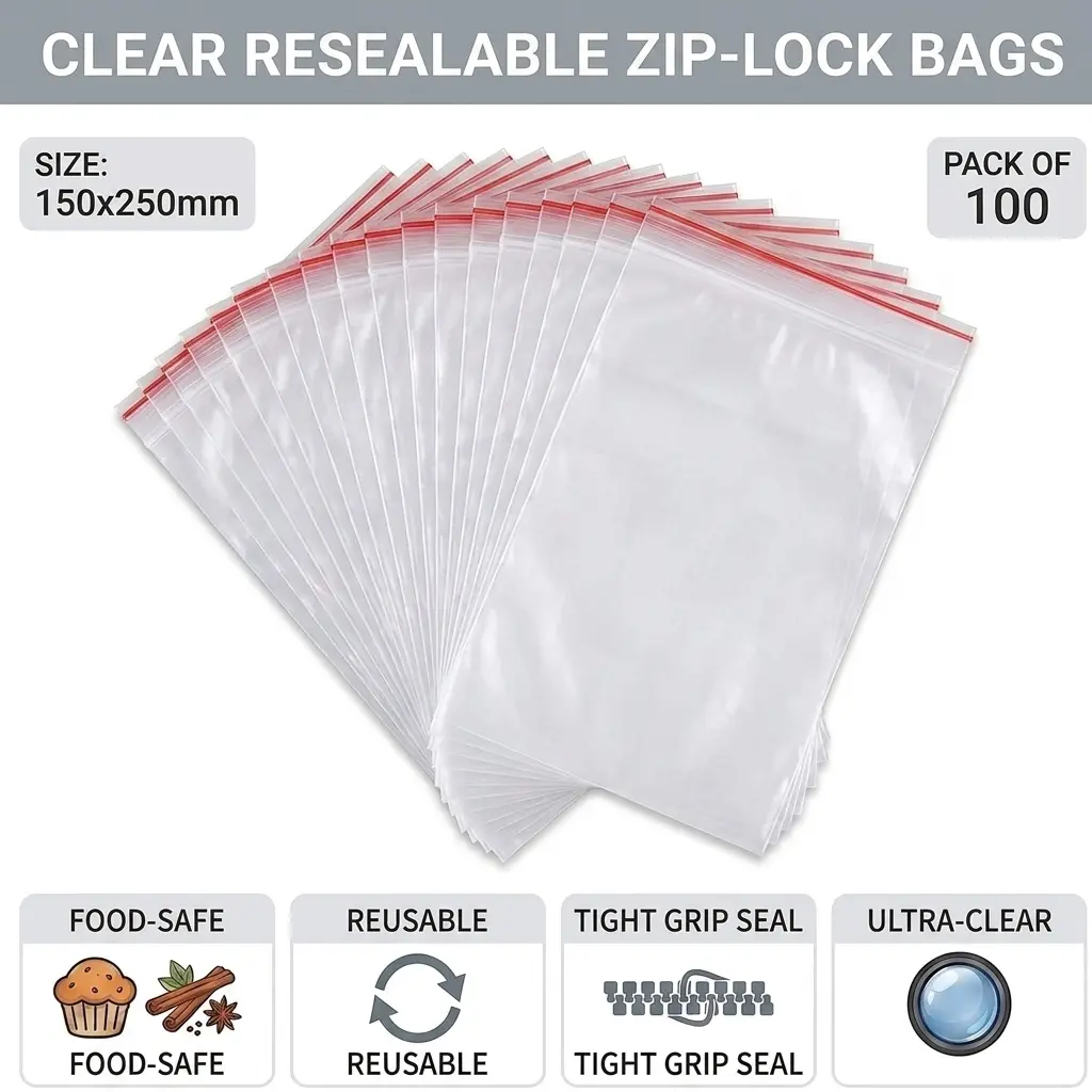 Zip-lock Bag 150X250mm