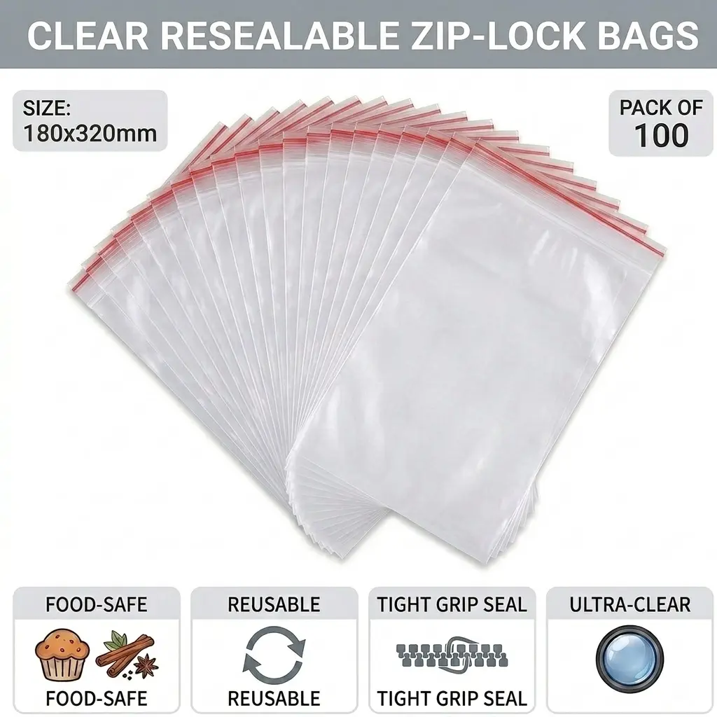 Zip-lock Bag 180X320mm