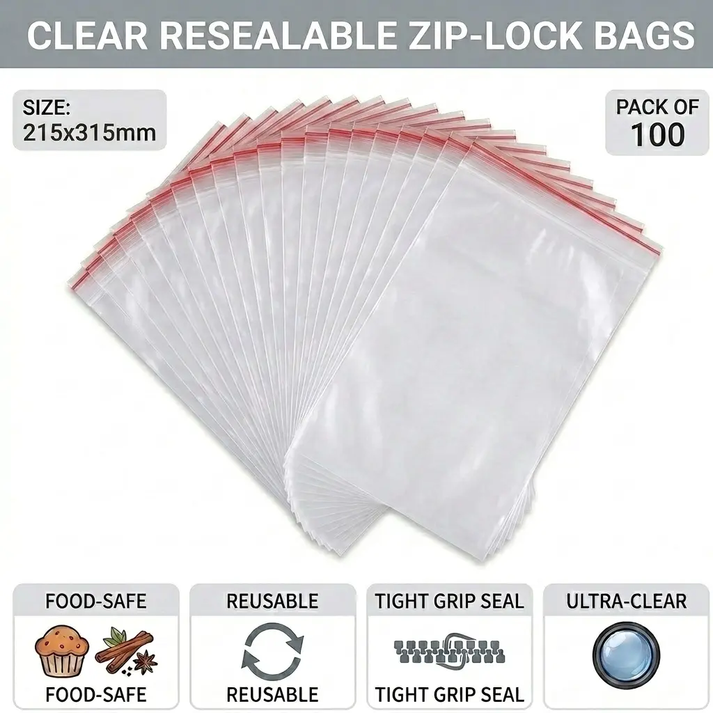Zip-lock Bag 215X315mm