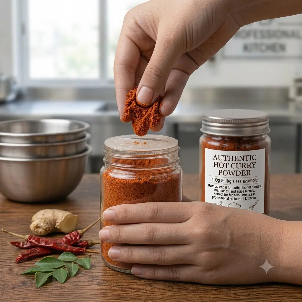 Authentic Hot Curry Powder (100g & 1kg)