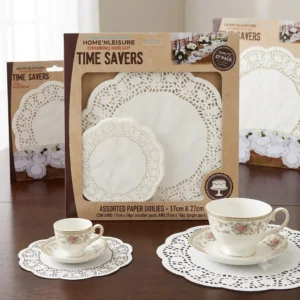 Decorative White Paper Doilies (17cm & 27cm Packs)