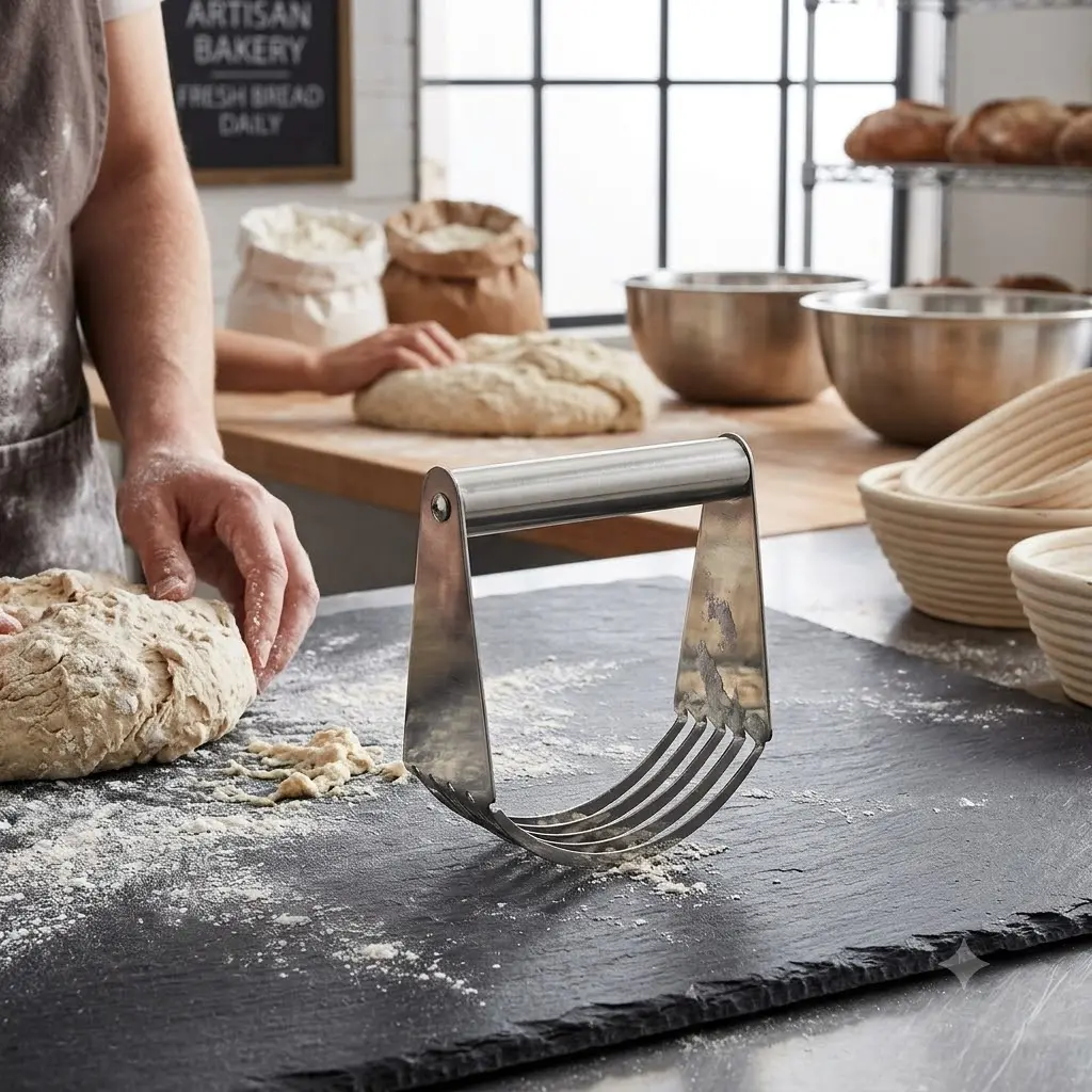 Stainless Steel Dough Cutter and Blender