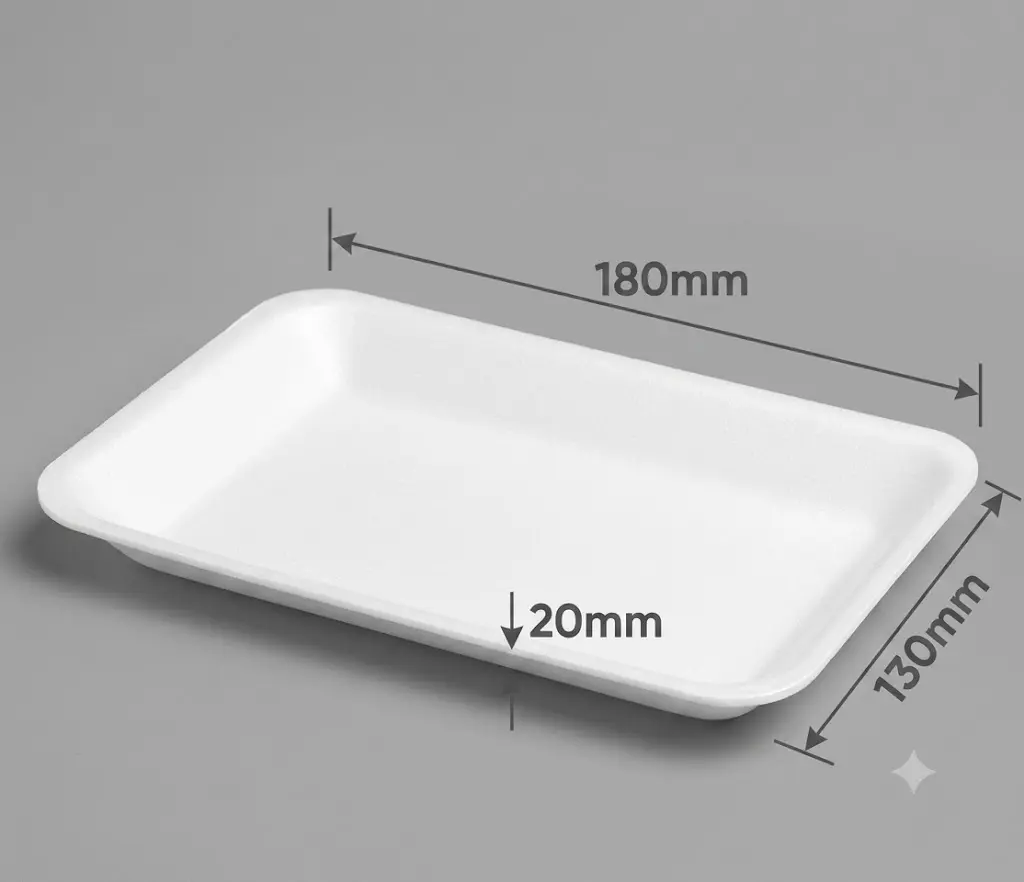 Fomo Food Tray No.70 Disposable Packaging Container (180x130x20mm)