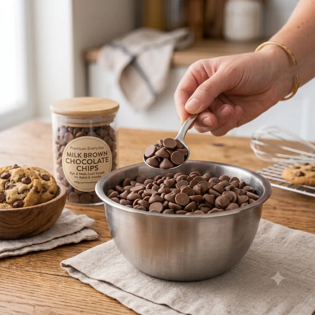 Premium Milk Brown Chocolate Chips